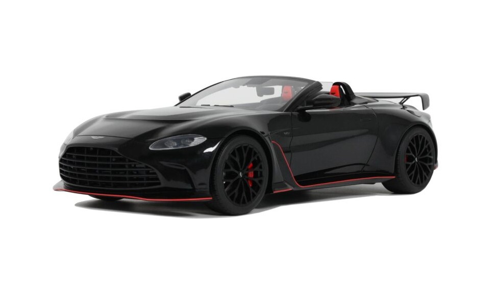 Aston Martin V12 Vantage Roadster 2023 Onyx Black - 1:18